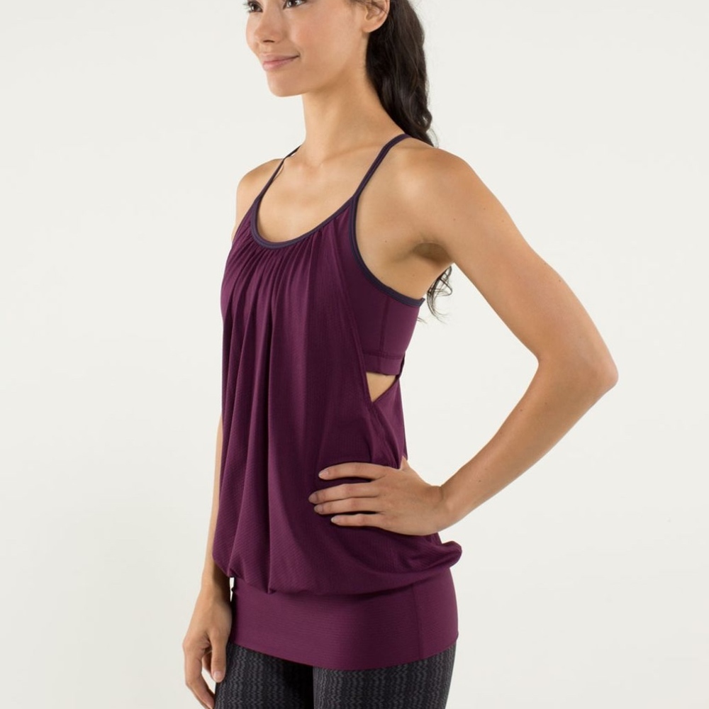 No Limit Lululemon Tank in Burgundy